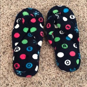 Fuzzy sleep flip flops